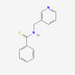 molecular formula C13H12N2S B2646708 N1-(3-pyridylmethyl)benzene-1-carbothioamide CAS No. 883033-24-7