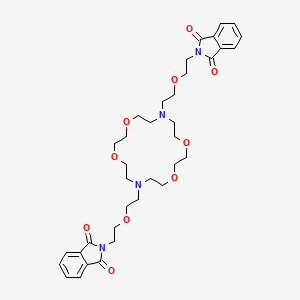 2-[2-[2-[16-[2-[2-(1,3-Dioxoisoindol-2-yl)ethoxy]ethyl]-1,4,10,13-tetraoxa-7,16-diazacyclooctadec-7-yl]ethoxy]ethyl]isoindole-1,3-dione