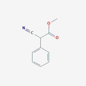 molecular formula C10H9NO2 B2646816 Methyl 2-cyano-2-phenylacetate CAS No. 30698-30-7