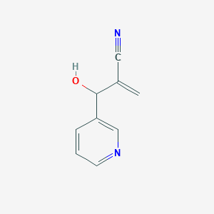 2-[Hydroxy(pyridin-3-yl)methyl]prop-2-enenitrile