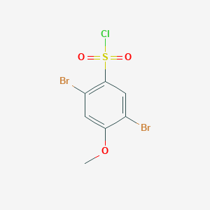 2,5-Dibromo-4-methoxybenzenesulfonyl chloride