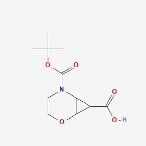 5-(tert-Butoxycarbonyl)-2-oxa-5-azabicyclo[4.1.0]heptane-7-carboxylic acid