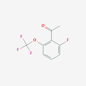 1-[2-Fluoro-6-(trifluoromethoxy)phenyl]ethanone