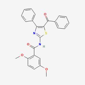 N-(5-benzoyl-4-phenylthiazol-2-yl)-2,5-dimethoxybenzamide