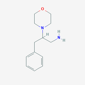 2-Morpholin-4-YL-3-phenylpropan-1-amine
