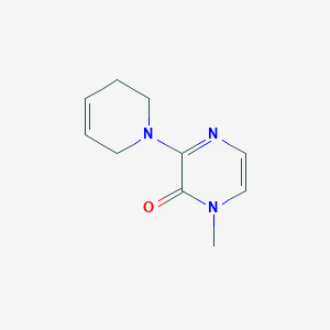 molecular formula C10H13N3O B2647302 1-Methyl-3-(1,2,3,6-tetrahydropyridin-1-yl)-1,2-dihydropyrazin-2-one CAS No. 2309232-41-3
