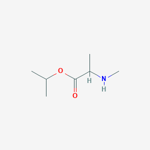 molecular formula C7H15NO2 B2647304 Propan-2-yl 2-(methylamino)propanoate CAS No. 67309-79-9