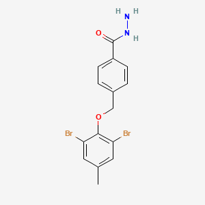 4-(2,6-Dibromo-4-methylphenoxymethyl)benzohydrazide