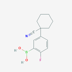 5-(1-Cyanocyclohexyl)-2-fluorophenylboronic acid