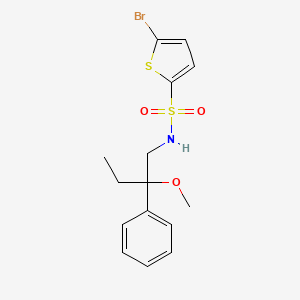 5-bromo-N-(2-methoxy-2-phenylbutyl)thiophene-2-sulfonamide