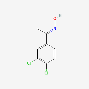 molecular formula C8H7Cl2NO B2647402 1-(3,4-Dichlorophenyl)ethan-1-one oxime CAS No. 71516-68-2