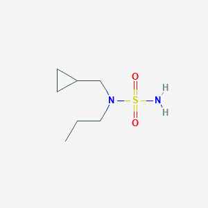 molecular formula C7H16N2O2S B2647430 N-(cyclopropylmethyl)-N-propylaminosulfonamide CAS No. 1251143-38-0