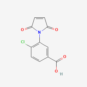 4-chloro-3-(2,5-dioxo-2,5-dihydro-1H-pyrrol-1-yl)benzoic acid