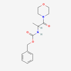 molecular formula C15H20N2O4 B2647639 Benzyl 1-morpholino-1-oxopropan-2-ylcarbamate CAS No. 56414-77-8