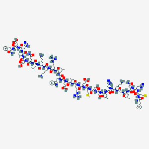 molecular formula C156H243N47O40S2 B026477 Parathyroid hormone (7-34) CAS No. 101380-54-5