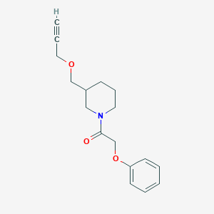 B2647718 2-Phenoxy-1-(3-((prop-2-yn-1-yloxy)methyl)piperidin-1-yl)ethanone CAS No. 1251634-46-4