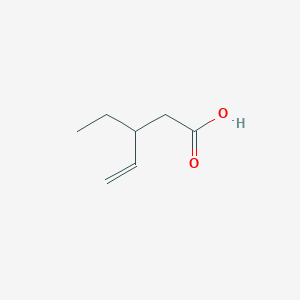 molecular formula C7H12O2 B2647779 3-Ethylpent-4-enoic acid CAS No. 14035-71-3