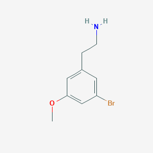 B2647845 2-(3-Bromo-5-methoxyphenyl)ethanamine CAS No. 262450-67-9