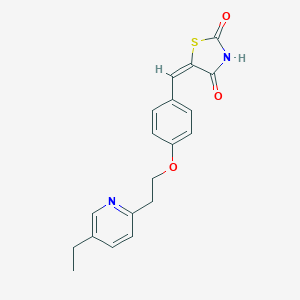 5-(4-(2-(5-Ethylpyridin-2-yl)ethoxy)benzylidene)thiazolidine-2,4-dione