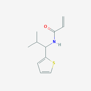 molecular formula C11H15NOS B2647961 N-[2-METHYL-1-(2-THIENYL)PROPYL]ACRYLAMIDE CAS No. 1153504-68-7