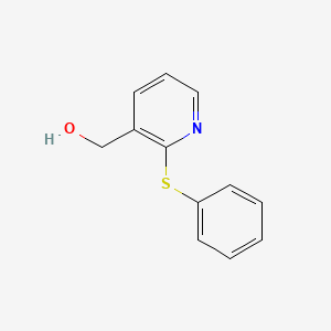 molecular formula C12H11NOS B2648038 [2-(phenylsulfanyl)pyridin-3-yl]methanol CAS No. 43003-89-0
