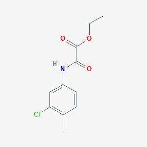 molecular formula C11H12ClNO3 B2648065 Ethyl [(3-chloro-4-methylphenyl)carbamoyl]formate CAS No. 349119-38-6