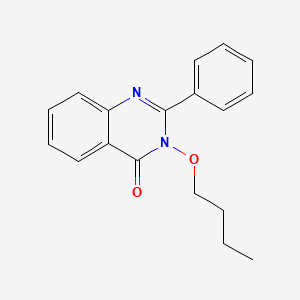 molecular formula C18H18N2O2 B2648068 3-Butoxy-2-phenyl-3,4-dihydroquinazolin-4-one CAS No. 72805-21-1