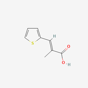 B2648099 2-Methyl-3-(2-thienyl)acrylic acid CAS No. 102696-69-5