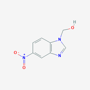 molecular formula C8H7N3O3 B026481 (5-Nitrobenzimidazol-1-yl)methanol CAS No. 101421-10-7