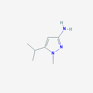 molecular formula C7H13N3 B2648118 5-Isopropyl-1-methyl-1H-pyrazol-3-amine CAS No. 1229456-20-5
