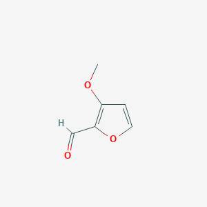 molecular formula C6H6O3 B2648154 3-Methoxyfuran-2-carbaldehyde CAS No. 32487-58-4