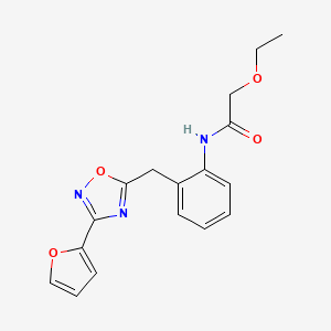 B2648161 2-ethoxy-N-(2-((3-(furan-2-yl)-1,2,4-oxadiazol-5-yl)methyl)phenyl)acetamide CAS No. 1797068-04-2