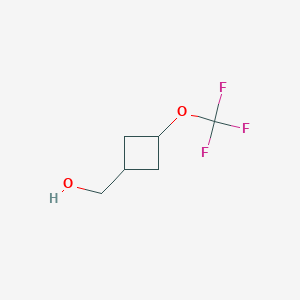 molecular formula C6H9F3O2 B2648231 [3-(Trifluoromethoxy)cyclobutyl]methanol CAS No. 2503205-04-5