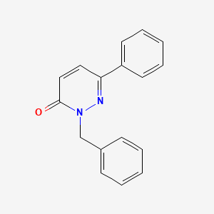 molecular formula C17H14N2O B2648261 2-benzyl-6-phenylpyridazin-3(2H)-one CAS No. 79222-76-7