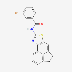 3-bromo-N-(4,5-dihydroacenaphtho[5,4-d]thiazol-8-yl)benzamide