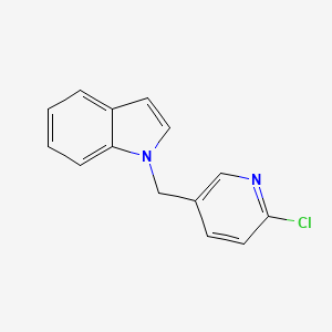 1-[(6-Chloropyridin-3-yl)methyl]indole