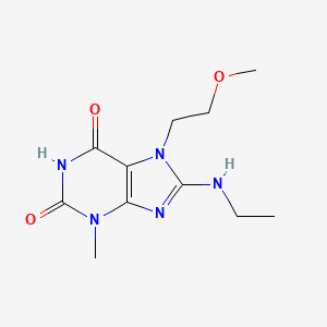 8-(Ethylamino)-7-(2-methoxyethyl)-3-methylpurine-2,6-dione