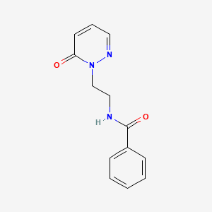 N-(2-(6-oxopyridazin-1(6H)-yl)ethyl)benzamide