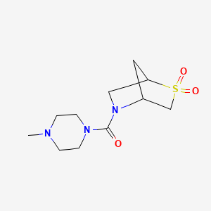 5-(4-Methylpiperazine-1-carbonyl)-2lambda6-thia-5-azabicyclo[2.2.1]heptane-2,2-dione