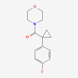 (1-(4-Fluorophenyl)cyclopropyl)(morpholino)methanone