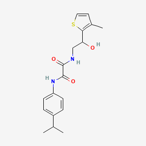 N1-(2-hydroxy-2-(3-methylthiophen-2-yl)ethyl)-N2-(4-isopropylphenyl)oxalamide