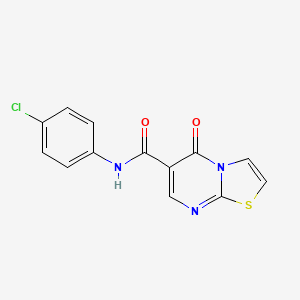 N-(4-chlorophenyl)-5-oxo-5H-thiazolo[3,2-a]pyrimidine-6-carboxamide