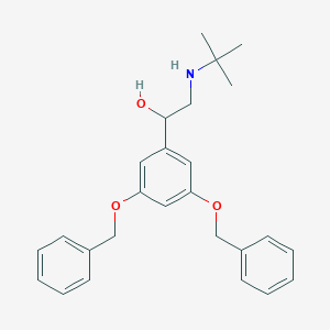 molecular formula C26H31NO3 B026484 3,5-Dibenzyloxy terbutalline CAS No. 28924-25-6