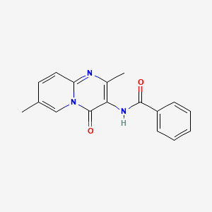 molecular formula C17H15N3O2 B2648819 N-(2,7-dimethyl-4-oxo-4H-pyrido[1,2-a]pyrimidin-3-yl)benzamide CAS No. 941923-55-3