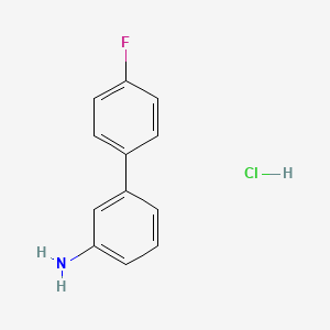 B2648875 (4'-Fluoro-3-biphenylyl)amine hydrochloride CAS No. 10540-45-1; 1211678-27-1