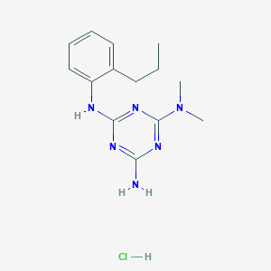 molecular formula C14H21ClN6 B2648939 HL 010183 