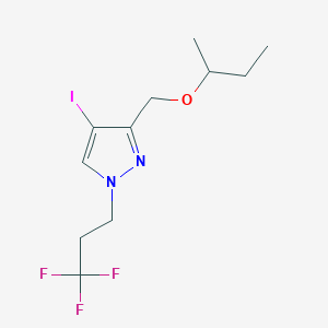 3-(sec-butoxymethyl)-4-iodo-1-(3,3,3-trifluoropropyl)-1H-pyrazole