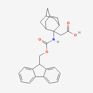 2-[2-(9H-Fluoren-9-ylmethoxycarbonylamino)-2-adamantyl]acetic acid