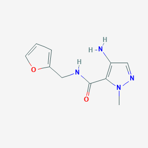 4-amino-N-(furan-2-ylmethyl)-1-methyl-1H-pyrazole-5-carboxamide