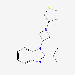 2-Propan-2-yl-1-[1-(thiolan-3-yl)azetidin-3-yl]benzimidazole
